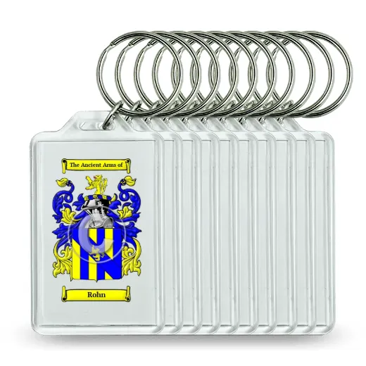 Rohn Set of 10 Keychains