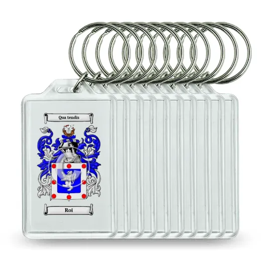 Roi Set of 10 Keychains