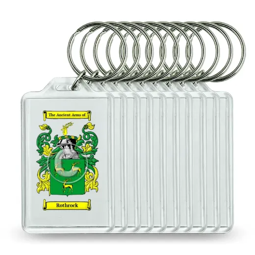 Rothrock Set of 10 Keychains