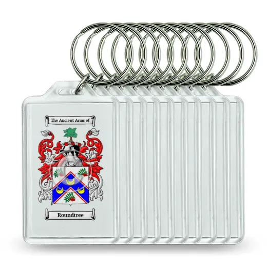 Roundtree Set of 10 Keychains