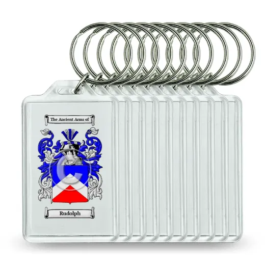 Rudolph Set of 10 Keychains