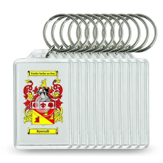Ryecroft Set of 10 Keychains