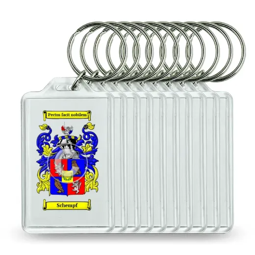 Schempf Set of 10 Keychains