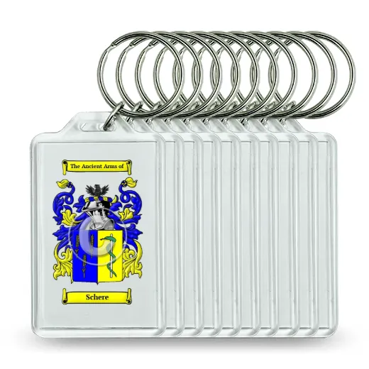 Schere Set of 10 Keychains