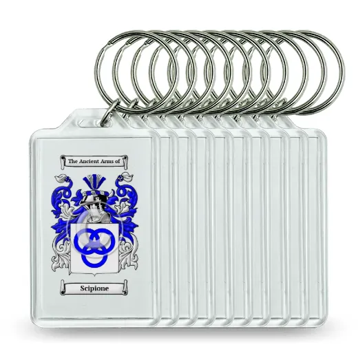 Scipione Set of 10 Keychains