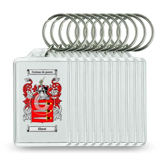 Sheat Set of 10 Keychains