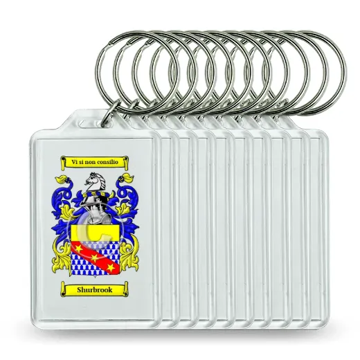 Shurbrook Set of 10 Keychains