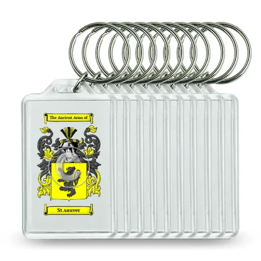 St.sauver Set of 10 Keychains
