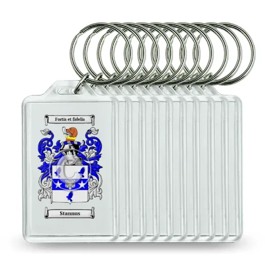 Stannus Set of 10 Keychains