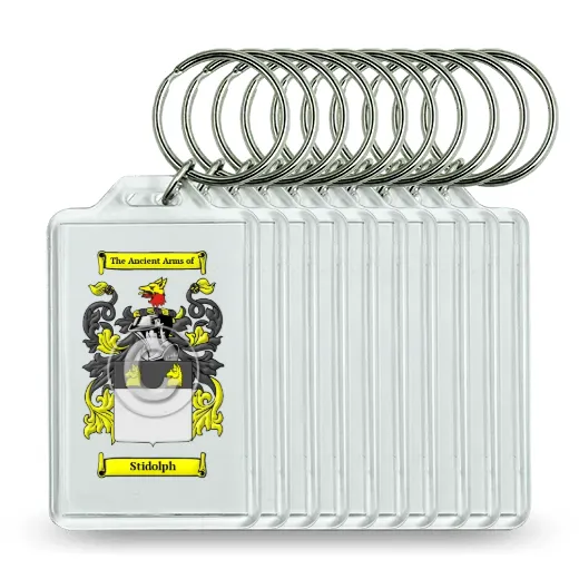 Stidolph Set of 10 Keychains