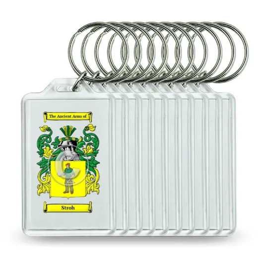 Stroh Set of 10 Keychains