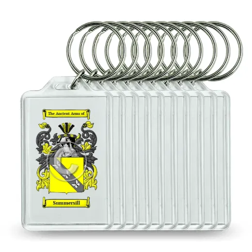 Summersill Set of 10 Keychains