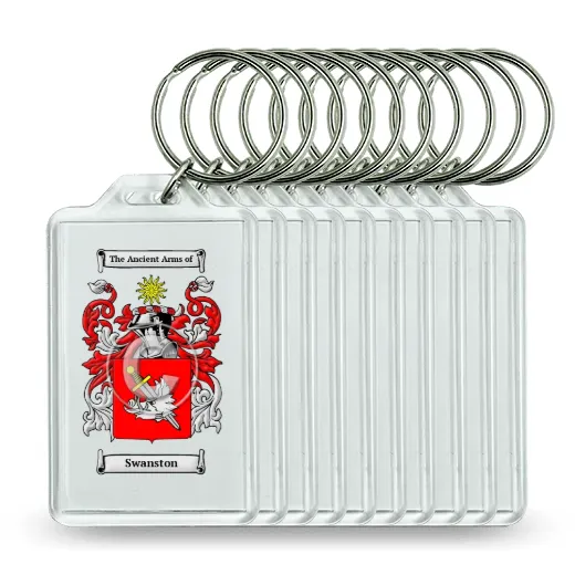 Swanston Set of 10 Keychains