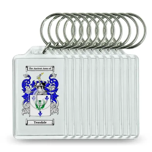 Teasdale Set of 10 Keychains