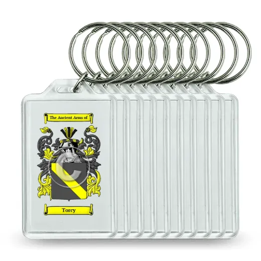 Torcy Set of 10 Keychains