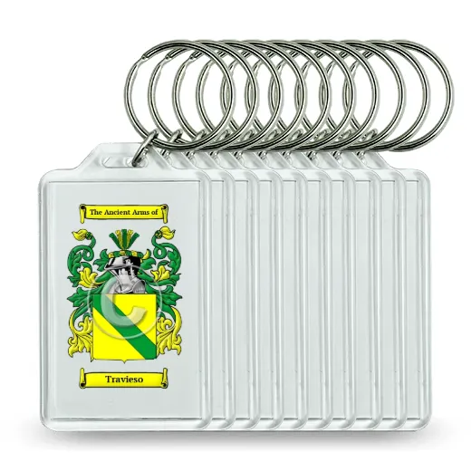 Travieso Set of 10 Keychains