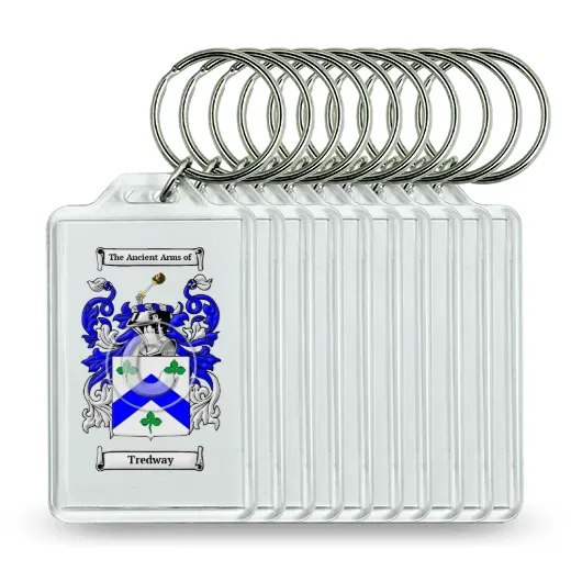 Tredway Set of 10 Keychains