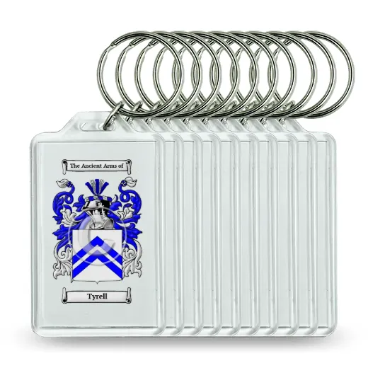 Tyrell Set of 10 Keychains