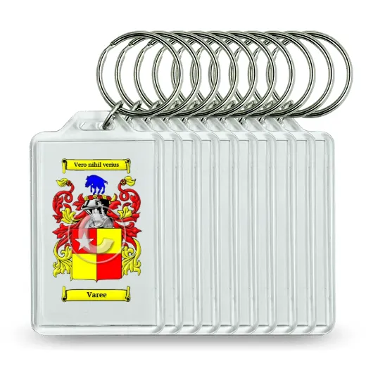 Varee Set of 10 Keychains