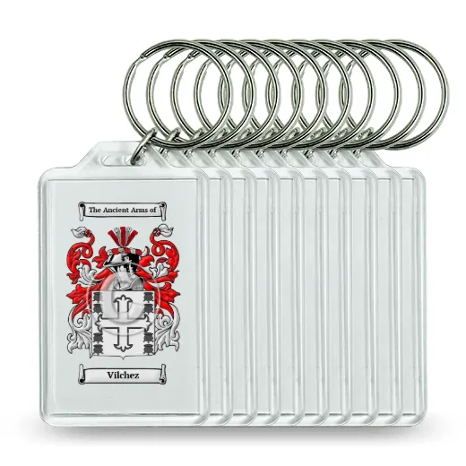 Vilchez Set of 10 Keychains