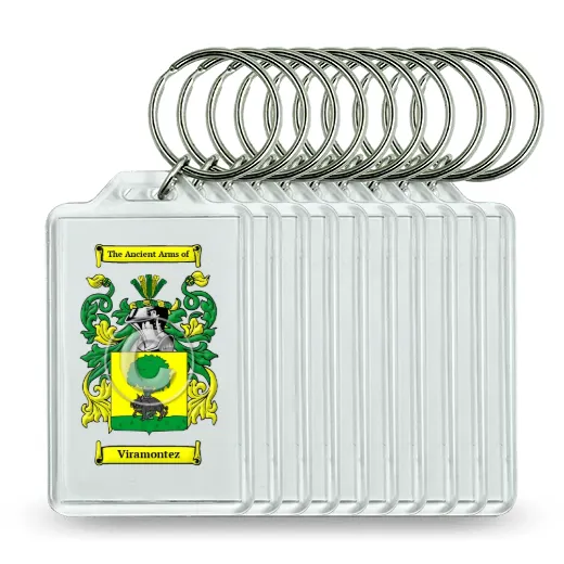 Viramontez Set of 10 Keychains