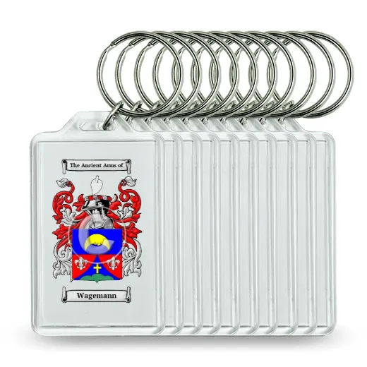 Wagemann Set of 10 Keychains