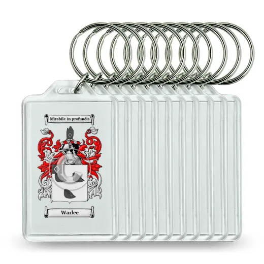 Warlee Set of 10 Keychains