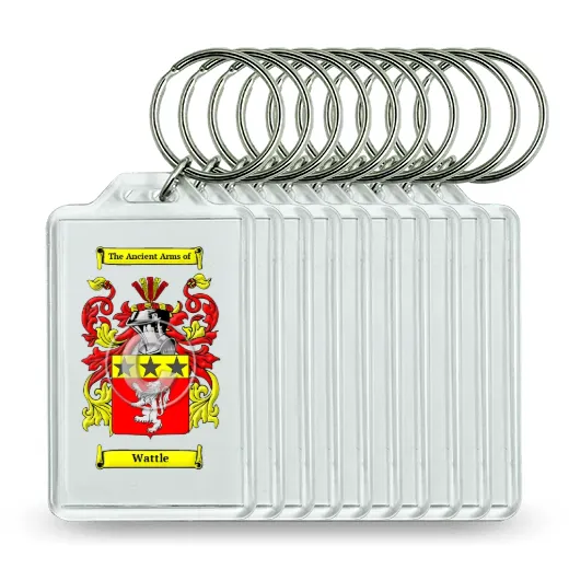 Wattle Set of 10 Keychains