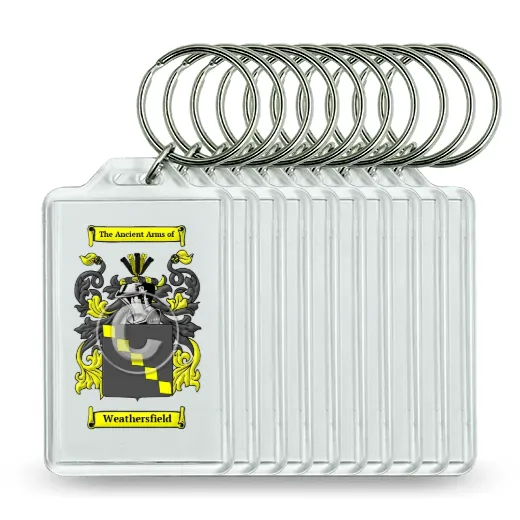 Weathersfield Set of 10 Keychains