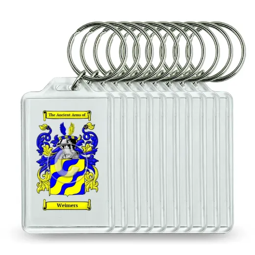 Weimers Set of 10 Keychains