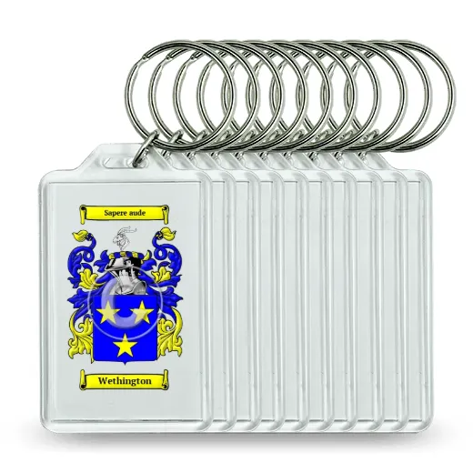 Wethington Set of 10 Keychains