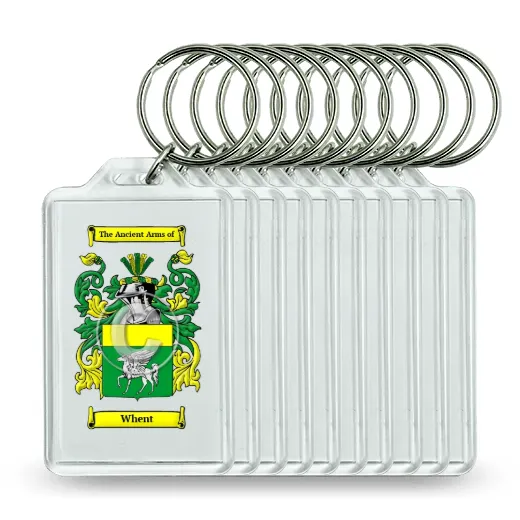 Whent Set of 10 Keychains