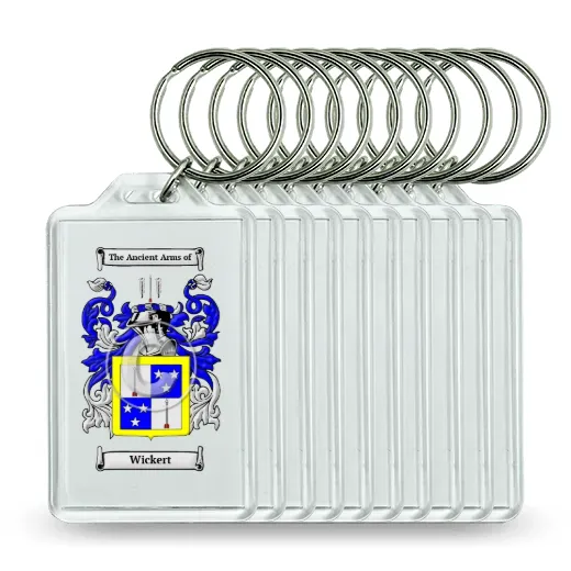 Wickert Set of 10 Keychains