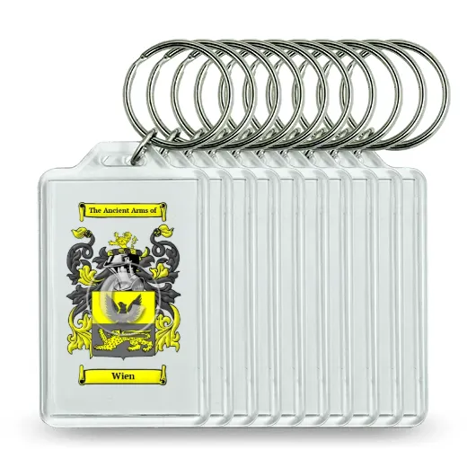 Wien Set of 10 Keychains