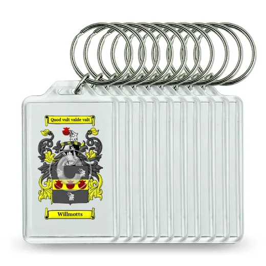 Willmotts Set of 10 Keychains