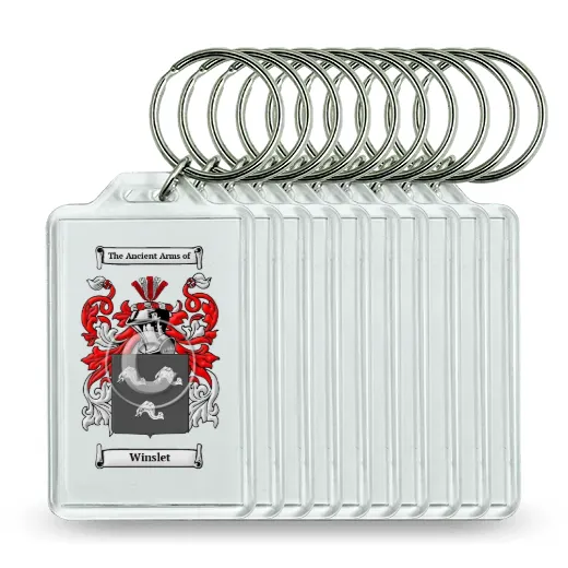 Winslet Set of 10 Keychains