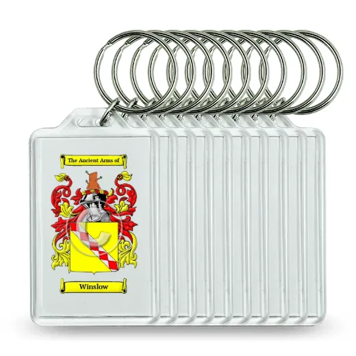 Winslow Set of 10 Keychains