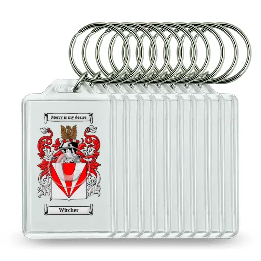 Witcher Set of 10 Keychains