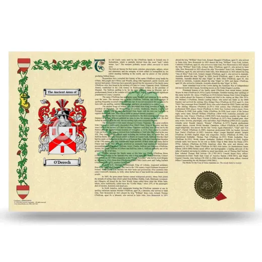O'Derech Armorial History Landscape Style