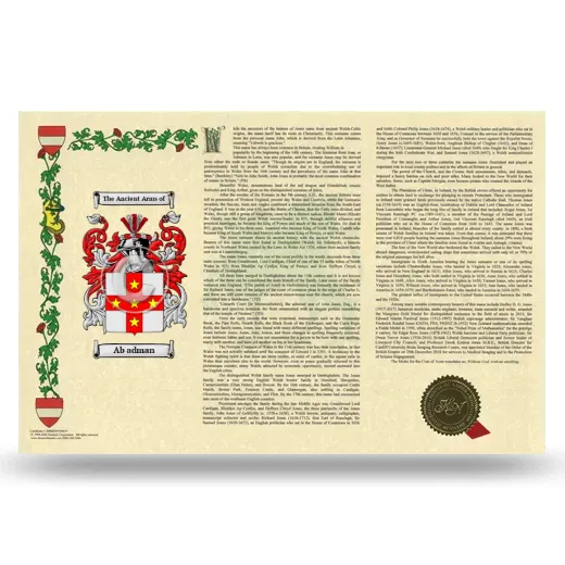 Ab adman Armorial History Landscape Style