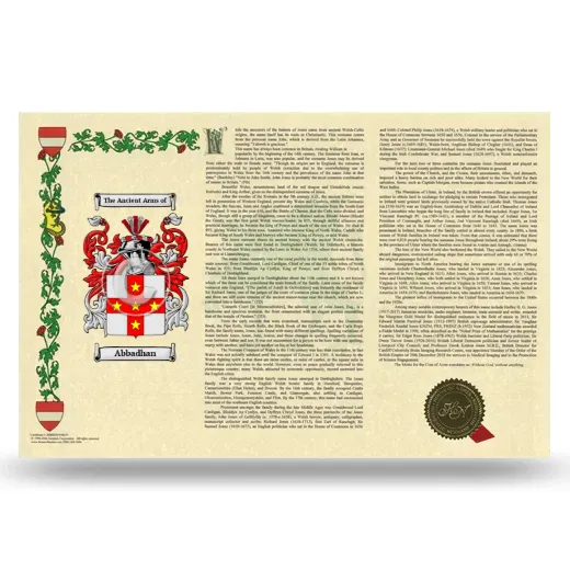 Abbadhan Armorial History Landscape Style