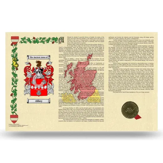 Abbey Armorial History Landscape Style