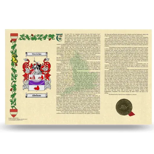 Abelson Armorial History Landscape Style