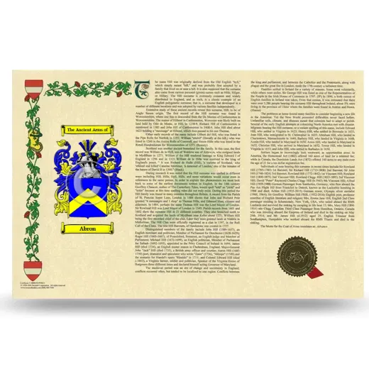 Abron Armorial History Landscape Style