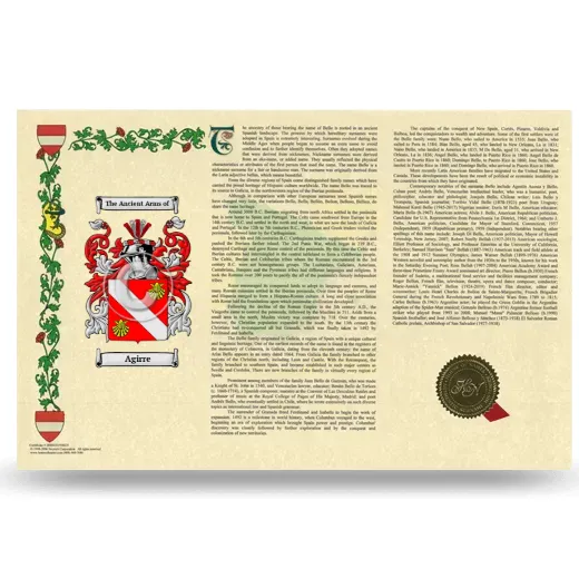 Agirre Armorial History Landscape Style