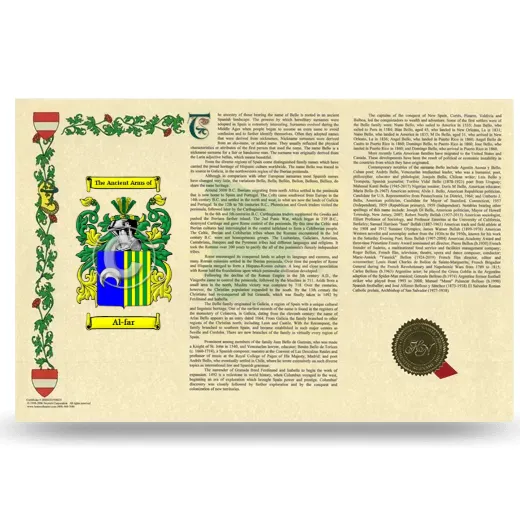 Al-far Armorial History Landscape Style