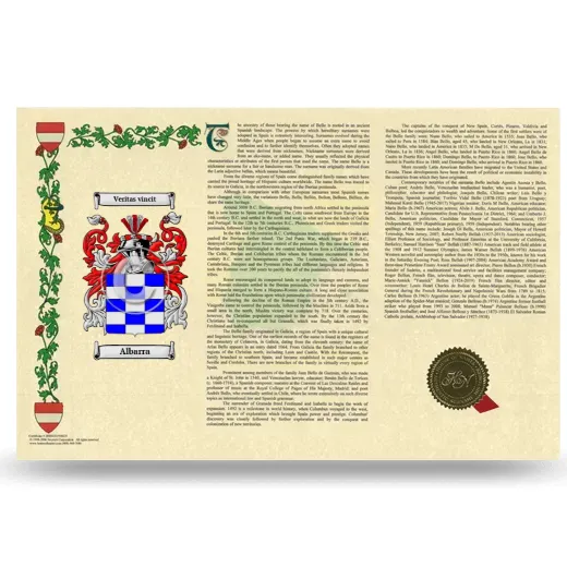 Albarra Armorial History Landscape Style