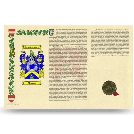 Almassy Armorial History Landscape Style