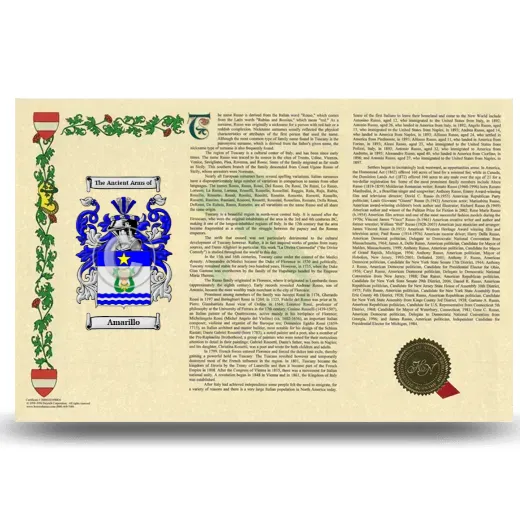 Amarillo Armorial History Landscape Style
