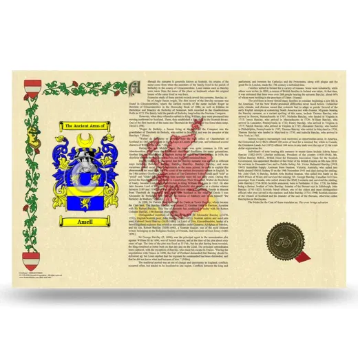 Amell Armorial History Landscape Style